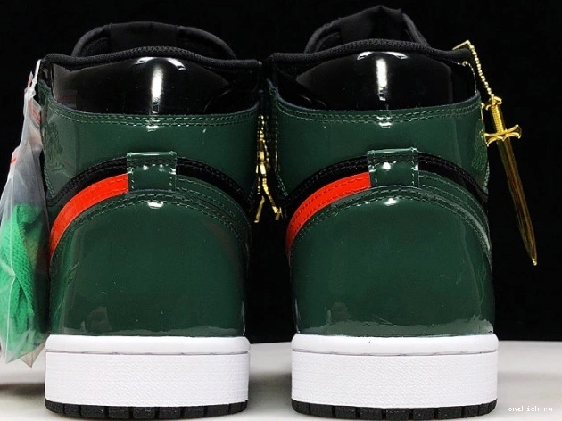 Chep Onekick Orange-Fir High SoleFly Jordan OG Air 1 Team AV3905-038 Black x Retro 0708